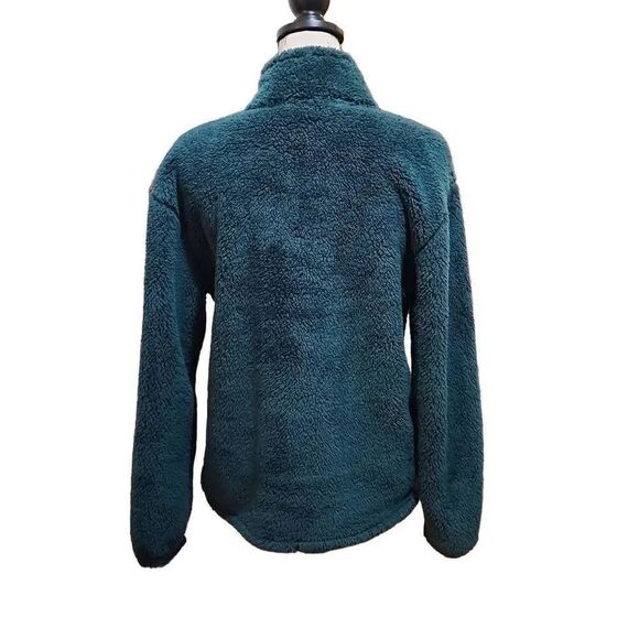 Pink Victoria's Secret Green Teddy Bear Fleece-Size XS - Picture 3 of 6